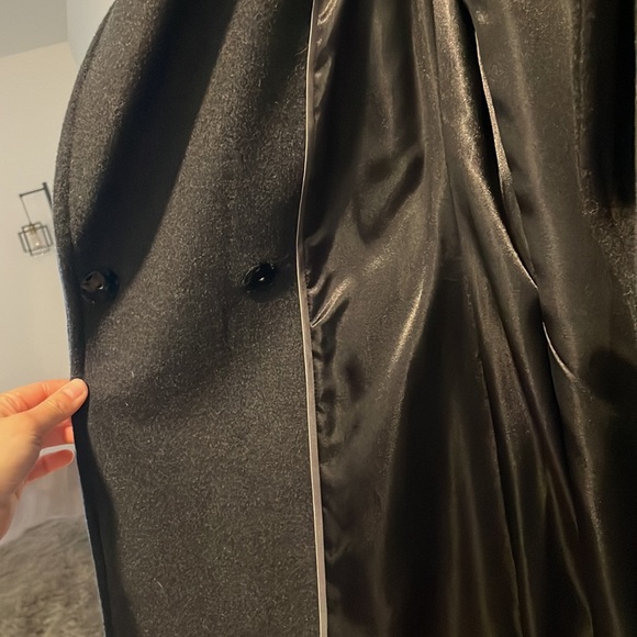 Calvin Klein womens charcoal, gray peacoat - Picture 9 of 9